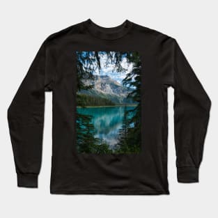 A Peek of Emerald Lake Long Sleeve T-Shirt